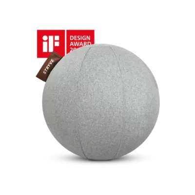 active ball wollfilz light grey 65 cm balance ball 40085142569227